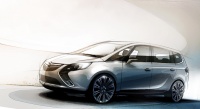  Zafira Tourer Concept, bivalni prostor klubske prefinjenosti 