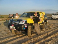 S toyoto na rallye v Tunizijo!